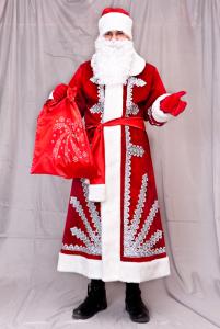 Дед Мороз с вышивкой
