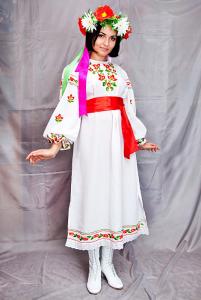 Украинская блуза-платье